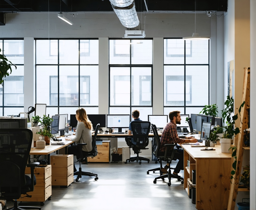 Современный офис академии в Сан-Франциско с видом на город